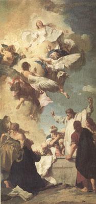 PIAZZETTA, Giovanni Battista The Assumption of the Virgin (mk05) Germany oil painting art
